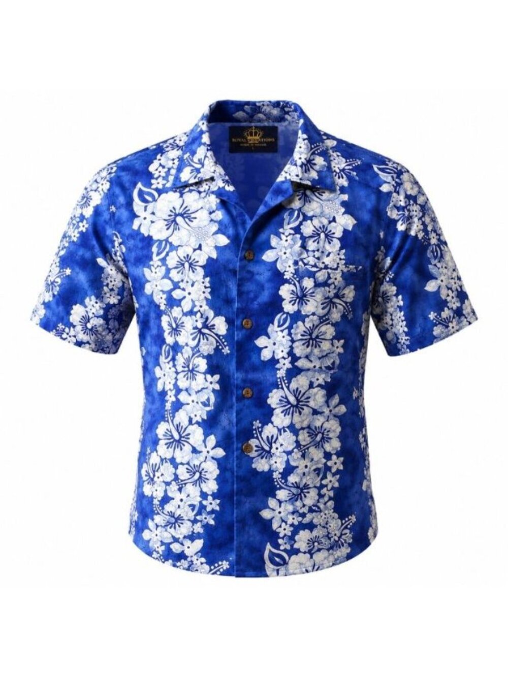 Vintage Royal Creations Made in Hawaii Floral Aloha Shirt Men's L
